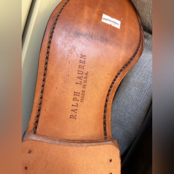 Vintage Ralph Lauren Men’s Loafers 9.5 D MADE IN USA - Picture 3 of 4